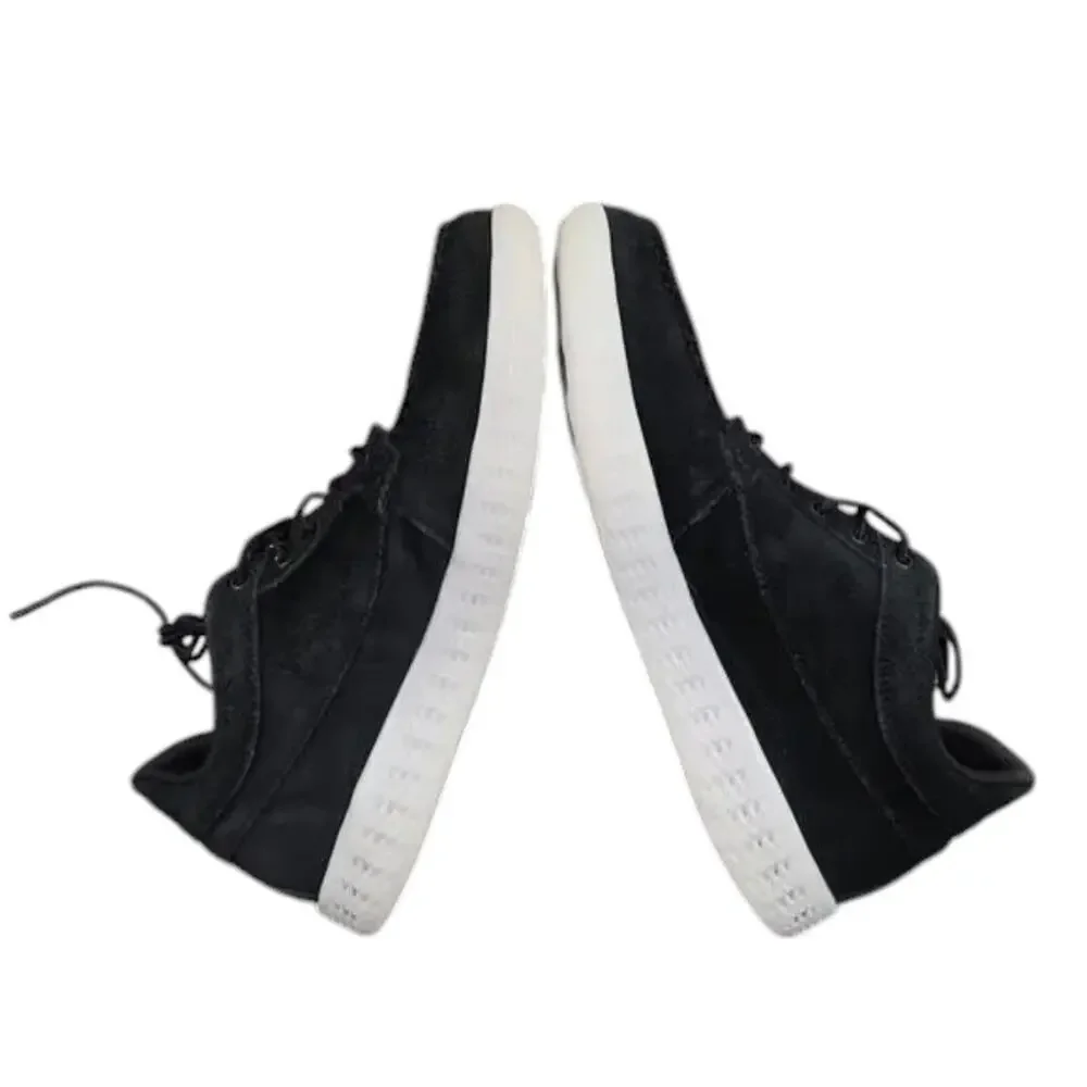 Skechers Shoes Womens 9 Casual Sneaker Leather Comfort Moc Black Goga Max Walk